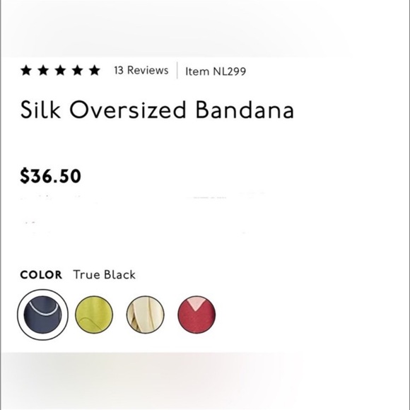 Madewell silk oversized bandana size 33” square - Picture 5 of 10